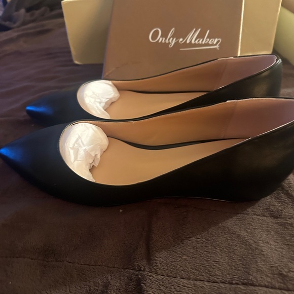 Only Maker Black Women's Flats - Picture 2 of 4